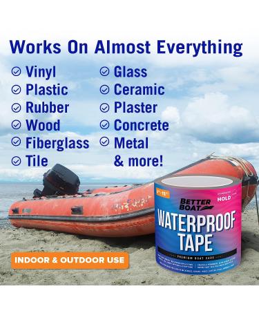 Clear Waterproof Tape for Leaks Thick Heavy Duty Water Proof Tape Sealing Marine Grade Outdoor Pools  Gutter  Underwater  Stop Leak Seal Tape Waterproof Repair Patch & Seal Sealant 15 Feet x 4 Inches - Buy Online on GoSupps.com
