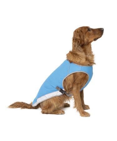 Canada Pooch Dog Cooling Vest - Evaporative Cooling Vest for Dogs with Breathable Mesh Material & Reflective Lining, Adjustable Dog Cooling Vest Great for Dogs 18 (17-19" Back Length), Aqua 18 (17-19" back length) Aqua