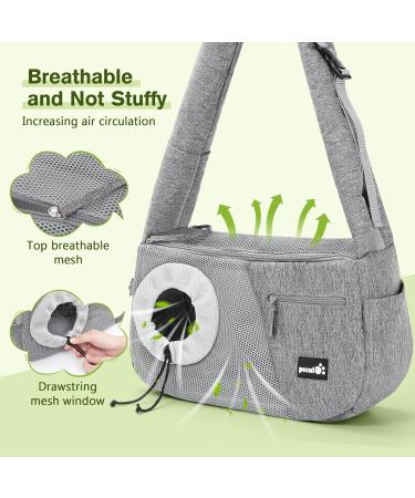 Pecute Portable Dog Carrier Sling- Travel Puppy Sling with Multi Pockets - Buy Online on GoSupps.com