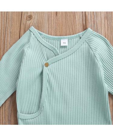 Verve Jelly Baby Gown Long Sleeve Ribbed Nightgown Set - Light Blue | Infant Boy Girl Coming Home Outfit | Newborn Sleeping Bags - Buy Online on GoSupps.com