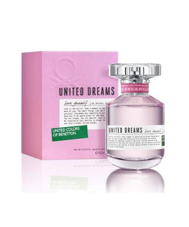 Benetton United Dreams Love Yourself Eau de Toilette Spray for Women 2.7 Ounce 2.7 Fl Oz (Pack of 1) - Buy Online on GoSupps.com