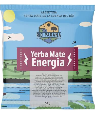 Ensemble de yerba mate avec chantillons Rio Parana | chantillons de yerba mate 50g | Calebasse bombilla et accessoires | Yerba mate argentin | Yerba mate th | Caf ine naturelle | 3x50g - Buy Online on GoSupps.com