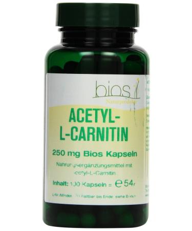 Bios Acetyl-L- Carnitin 250 mg 100 Kapseln 1Pack (1 x 54 g)