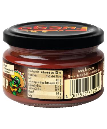 Fuego Hot Chipotle Dip - Fiery Vegan Mexican Dipping Sauce for Tortilla Chips | 200ml | No Flavor Enhancers - Buy Online on GoSupps.com