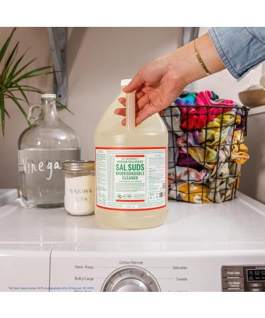 Dr. Bronner's Sal Suds Biodegradable Cleaner - Eco-Friendly All-Purpose Pine Cleaner for Floors Laundry & Dishes (1 Gallon) - Powerful Concentrated Formula - Buy Online on GoSupps.com
