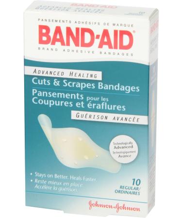 Band-Aid Hydrocolloid All Purpose Bandages Waterproof Adhesive Hydro Seal 10 Bandages One Size - Buy Online on GoSupps.com