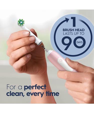 Oral-B Pro 1000 CrossAction Electric Toothbrush Pink Set - Buy Online on GoSupps.com
