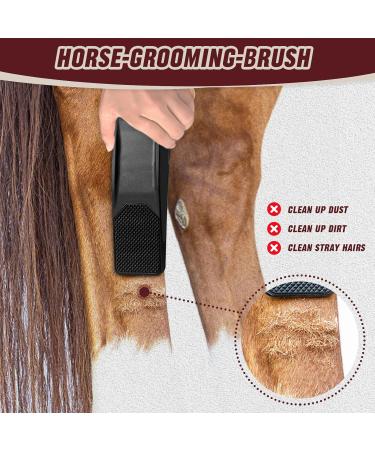 Tuofang 6-in-1 Horse Brush - Multifunctional Grooming & Massage Comb for Horses (Blue) | Best Horse Cleaning Brushes - Buy Online on GoSupps.com