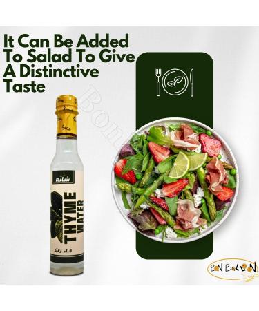 Bonballoon Shana Thyme Water - Natural Skin & Hair Nourishment Kosher Halal Adds Flavor to Foods (250 ml - Buy Online on GoSupps.com