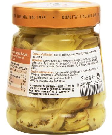 Sacla Artichoke Hearts 285 g - Pack of 3 - Buy Online on GoSupps.com