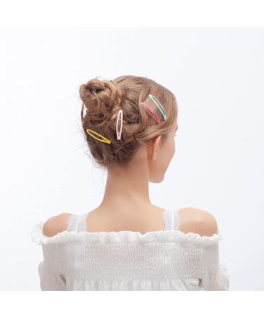 Funtopia 140 Pcs Colorful Metal Snap Hair Clips Barrettes for Women, Teens, Girls & Kids - No Slips | Hair Accessories - Buy Online on GoSupps.com