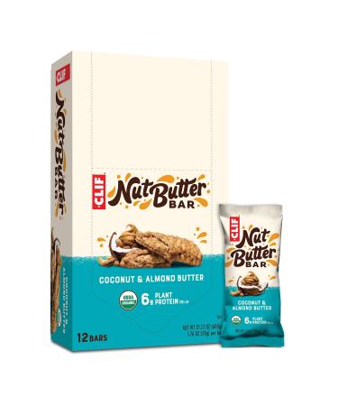 Clif Bar Organic Nut Butter Filled Energy Bar Coconut Almond Butter 12 Energy Bars 1.76 oz (50 g) Each