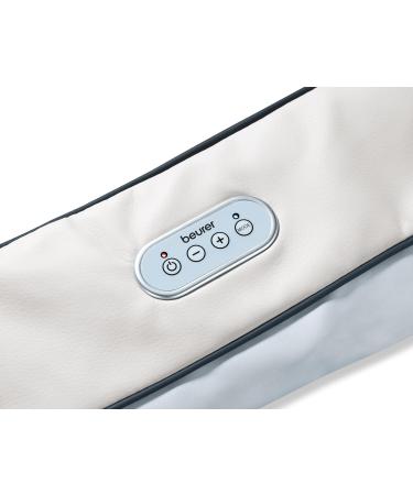 Beurer MG 150 Neck & Shoulder Massage Device - 2 Heads 3 Intensities 6 Programs Tap Massage Beige - International Shipping Available - Buy Online on GoSupps.com