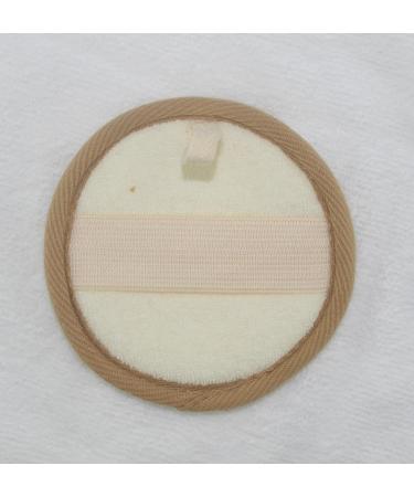 6-Piece Natural Exfoliating Face Pad Loofah Sponge Set - Shower Scrubber for Body Bath Spa, Men & Women - Renewable Resource - Buy Online on GoSupps.com