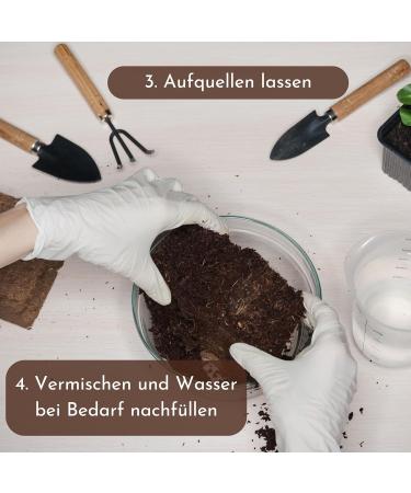Buy ProFlora Coconut Soil Terrarium Substrate - Biodegradable Peat-Free Coconut Fiber (8 Pieces) for Eco-Friendly Planting - International Shipping Available - Buy Online on GoSupps.com