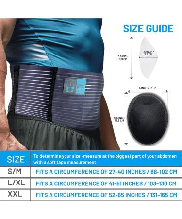 Everyday Medical Umbilical & Inguinal Hernia Bandage | Plus Size Belly Support Belt for Men & Women (XXL 52-65 in) - Buy Online on GoSupps.com