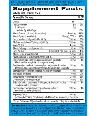 Emergen-C Immune+ Raspberry Fizzy Drink Mix - 1000mg Vitamin C, D & Zinc for Immune Support - Antioxidants & Electrolytes - 10 Pack - Buy Online on GoSupps.com