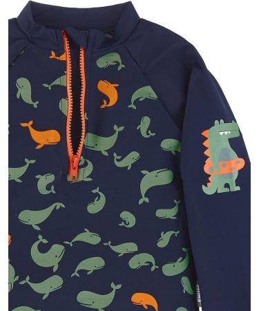 Sterntaler Baby Boys Long Sleeve Swim Shirt - Whale Rash Guard Navy 110-116 EU | International Shipping Available - Buy Online on GoSupps.com