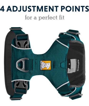 RUFFWEAR Front Range Reflective No Pull Dog Harness - Size XS Tumalo Teal - Best for Small Dogs - Durable & Comfortable - Buy Online on GoSupps.com