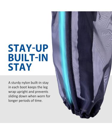 CareMaster Universal Size Horse Leggings Fine Mesh Horse Fly Boots Greatly Reduce Stomping Breathable Horse Boots Leg Wraps (Set of 4) Black - Buy Online on GoSupps.com