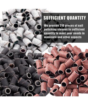 210 Pieces Nail Polishing Belt Attachment Nail Polishing Set Nail Clippers Nail Clipper Attachment Gel Nail Clipper Head Nail Polishing Belt Nail Polishing Sleeve - Buy Online on GoSupps.com