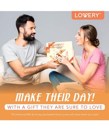 Bath Gift Set - Almond Milk & Honey Spa Kit with Shower Gel, Bath Bomb, Bubble Bath, Body Scrub, Salts, Body Butter, Jojoba Oil & Handmade Oatmeal Soap - Perfect Birthday & Holiday Gift for Women & Men - Buy Online on GoSupps.com