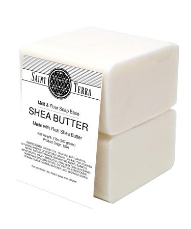 Saint Terra - Shea Butter Melt & Pour Soap Base 2 Pounds