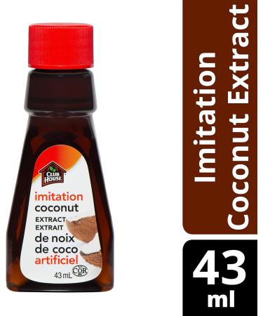 Club House Quality Baking & Flavouring Extracts Imitation Coconut 43ml - Buy Online on GoSupps.com