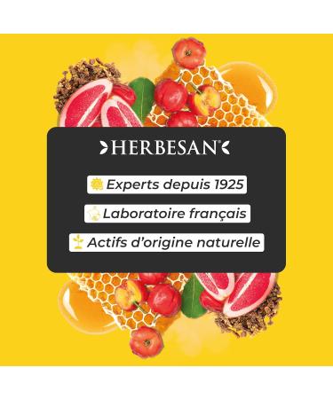 Herbesan - Vitality Complex - Immune Defenses - Honey Royal Jelly Acerola Pollen Grapefruit Propolis - 30 ampoules of 15 ml - Buy Online on GoSupps.com