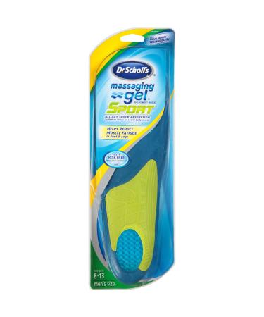 Dr. Scholl's Massaging Gel Sport Insoles Men's Size 8-13 1-Pair Packages (Pack of 2) - Buy Online on GoSupps.com