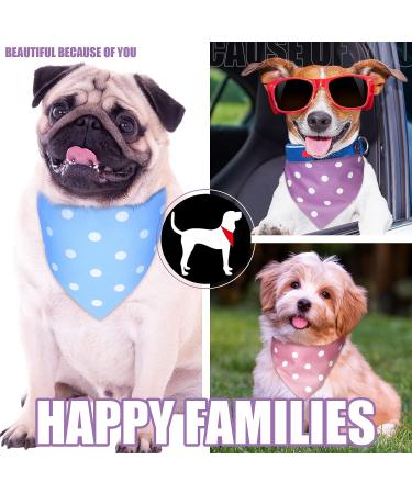 20-Piece Adjustable & Washable Dog Bandanas | Polka Dot Triangle Scarf for Small to Medium Pets - Buy Online on GoSupps.com