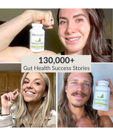BiOptimizers MassZymes Digestive Enzymes - Probiotic Breakthrough Bundle Gut Health & Bloating Relief Prebiotic & Enzyme Support for Digestion, Energy, Immunity & Recovery 180 Vegan Capsules - Buy Online on GoSupps.com