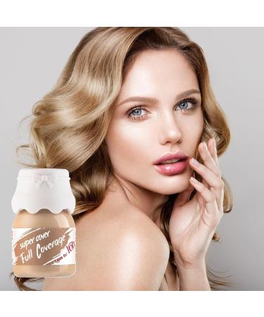 Full Coverage Concealer Full coverage concealer for brown spots under the eyes light color 15 ml for spot coverage suitable for Ximan skin - Buy Online on GoSupps.com