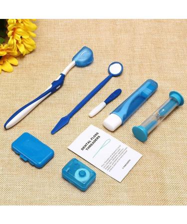 Fopytu Portable Orthodontic Oral Care Kit for Braces | Interdental Brush Toothwax & Tooth Flap | Travel-Friendly Cleaning Kit in Blue - Buy Online on GoSupps.com