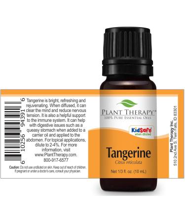 Plant Therapy Tangerine Essential Oil 10 mL - 100% Pure Undiluted Therapeutic Grade | International Shipping Available - Buy Online on GoSupps.com