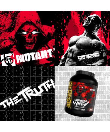 Mutant Hardcore WHEY | 100% Pure Whey Protein | 24g Protein Fast-digesting whey Protein Isolate Plus whey Protein hydrolysate | 68 Servings | 5 LB | Chocolate - Buy Online on GoSupps.com