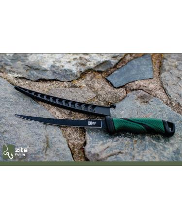 Zite Fishing Fillet Knife Set with Sharpener - 20cm Corrosion-Resistant Blade Anti-Slip Handle Ideal for International Shipping - Buy Online on GoSupps.com