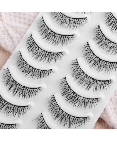 FRCOLOR 80 Pairs Natural Fake Eyelashes for Women - 8 Styles | Thick & Long Eye Lashes for Lady, Teenagers, Girls - Buy Online on GoSupps.com