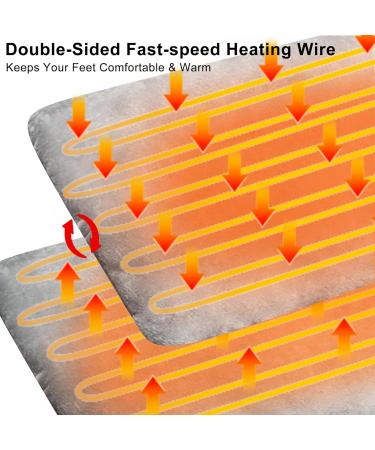 Buy Electric Foot Warmer - 6 Heat Levels Timer & Safety Features | Cozy Foot Heat Bag - International Shipping Available - Buy Online on GoSupps.com