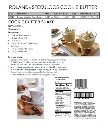 Roland Foods Speculoos Cookie Butter Spread  Specialty Imported Food  14.1-Ounce Jar  Packaging May Vary - Buy Online on GoSupps.com