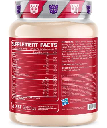 Core Nutritionals Transformers Protron Protein | Whey + Casein Blend | MCTs & Digestive Enzymes | 25g Protein | Free Prize Inside - Optimus Prime | 2 Pound (Mixed Berry Cheesecake) Mixed Berry Cheesecake 2 Pound (Pack of 1) - Buy Online on GoSupps.com
