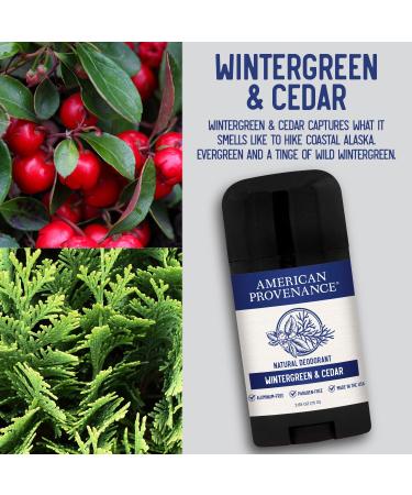American Provenance All Natural Deodorant for Men - Aluminum Free, Long Lasting Formula - Made in USA with Essential Oils - 3 Pack Variety Set - Buy Online on GoSupps.com