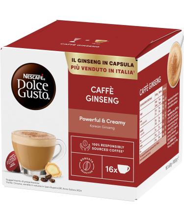  NESCAFE DOLCE GUSTO NESCAF DOLCE GUSTO Ginseng Coffee 6 boxes of 16 capsules (96 capsules compatible with Nescaf Dolce Gusto) - Buy Online on GoSupps.com