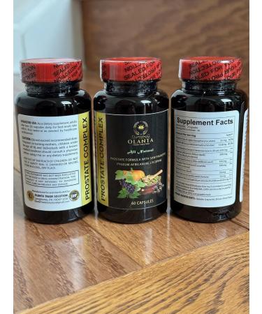 PROSTATE COMPLEX FOR MEN - Support Prostate health capsules Pygeum and Saw Palmetto for Men Support for urinary health Pumpkin seed extract Nettle Extract - 1 Bottle 60 Capsules - Buy Online on GoSupps.com