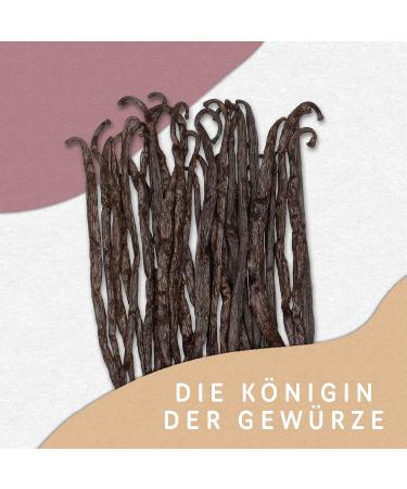 Premium Tahiti Vanilla Pods - 15 Whole Sticks (32g) for Baking Cooking & Desserts - Just Vanilla - Buy Online on GoSupps.com