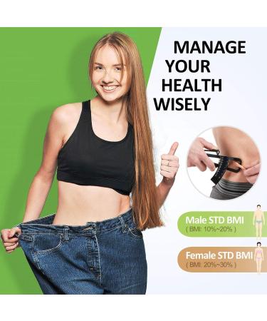 Body Fat Caliper Skinfold Caliper with Measuring Tape Accurately Measuring BMI Body Fat Tester Measuring Device for Women - Buy Online on GoSupps.com