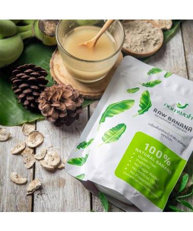 namwah Green Banana Resistant Starch Powder Organic | Superfood Prebiotic Fiber High Fiber Superfoods Flour Alternative No Sugar Plant Based and Keto Friendly (Green Banana Powder) - Buy Online on GoSupps.com