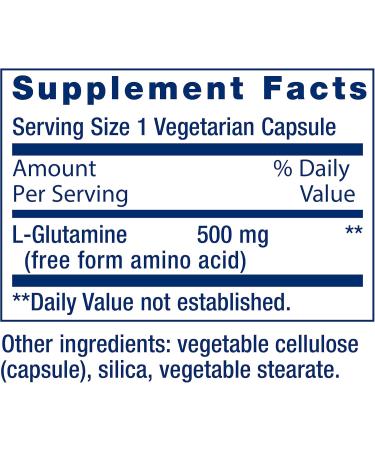 Life Extension L-Glutamine 500mg and Magnesium 500mg Capsules Bundle Amino Acid and Mineral Supplements 200 Vegetarian Capsules - Buy Online on GoSupps.com