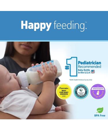 Dr. Brown's Options+ Wide-Neck Anti-Colic Baby Bottle Feeding Set with Travel Caps - Newborn Feeding Kit - Buy Online on GoSupps.com