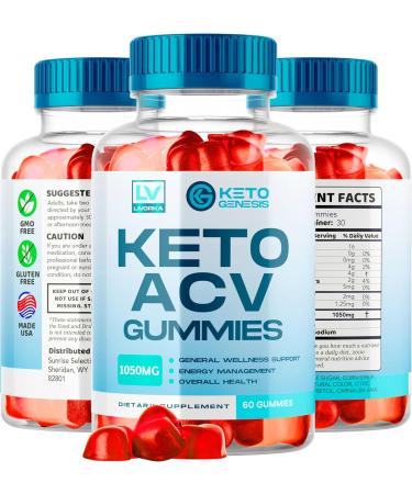 Keto Genesis Keto ACV Gummies Advanced Weight Loss Genesis Keto Ketogenesis Keto+ACV Gummies Keto Genesis Keto Genesis Gummies Ketogenesis Keto Plus ACV Gummy Supplement 1050mg 1 Month 60 Count (Pack of 1) - Buy Online on GoSupps.com
